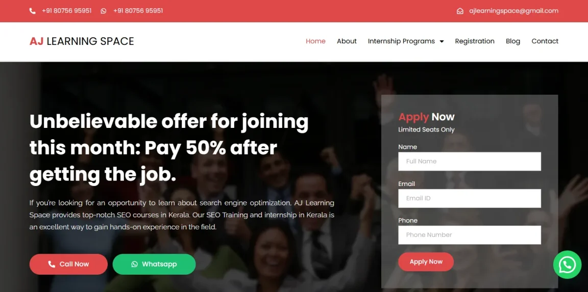 ajlearningspace-com-wordpress-developer-calicut