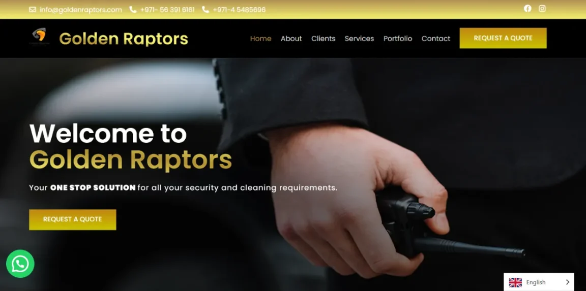 goldenraptors.com website designed and developed by Nikhil Soman