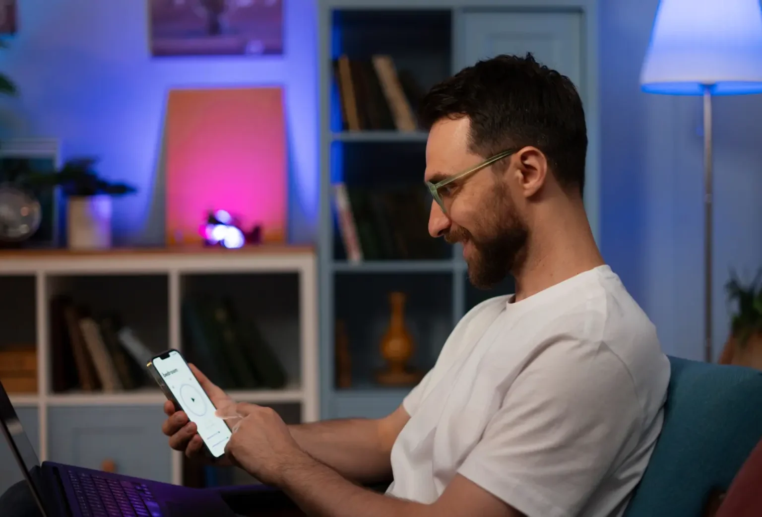 A developer optimizing a website for better mobile SEO and smartphone rankings in 2025.
