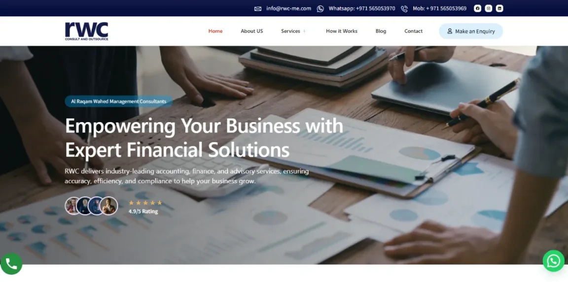 Rwc me website design Kerala